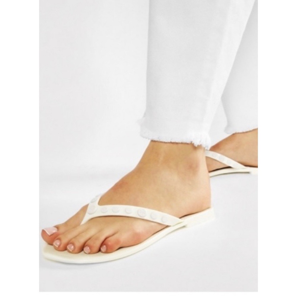 +Tory Burch Studded Jelly Sandals